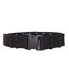 TopHomer Tactical Belt Military Style with Plastic Buckle Quick Release Belt Civilian Style Pant Belt Loops for Men Fixed Band (Black)