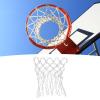 BestAlice Basketball Net Replacement All Weather Anti Whip Fits Standard Rims Professional Basketball Net Polyester White for Indoor Outdoor Home Use Basketball Net view 2
