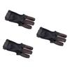 Yardwe 3 Pcs Three Finger Glove Arrow Accessory Protective Cover Sports Protective Glove Made of Pu view 1