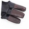 Yardwe 3 Pcs Three Finger Glove Arrow Accessory Protective Cover Sports Protective Glove Made of Pu view 3
