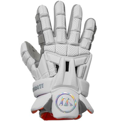 WARRIOR Burn XP2 Lacrosse Gloves (White, Medium 12")