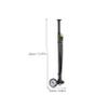SUPVOX Portable Bike Air Pump Lightweight High Pressure Inflator for Handheld Tire Pump Ergonomic Shape Handle Accurate Pressure Gauge Suitable for Tires view 2