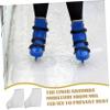 SUPVOX 2pcs Elastic Boot Covers for Skates Anti-Scratch Hockey Figure Skate Shoe Sleeve White from Ice and Scratches view 3