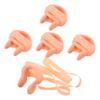 Yardwe 15pcs Silicone Swimming Nose Clip Adult Swim Gear Padded Sports Swim Nasal Splint Elastic Strap for Boys and Girls and Adults view 1