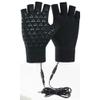 Bestgift Knitted gloves warm can touch screen riding cold heating Black one size view 4