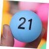 BIUDECO Printed Pong Balls 50 Pack 40mm Assorted Numbers for Raffles Celebrations and Game view 2