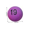 BIUDECO Printed Pong Balls 50 Pack 40mm Assorted Numbers for Raffles Celebrations and Game view 4