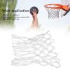 BestAlice 2pcs Durable Basketball Net Nylon White Universal Heavy Duty Basketball Net Replacement in All Weather for Indoor Outdoor Home Use Basketball Net view 4