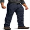 CQR Men's Flex Stretch Tactical Pants, Water Resistant Ripstop Cargo Pants, Lightweight EDC Outdoor Work Hiking Pants, Intense Operator Navy, 34W x 34L view 1