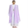 JEYPINMI Women's Greek Costume Roman Queen Princess Ancient Toga Gown Fancy Dress Up Lavender X-Large view 2