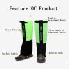 HEARSO Leg Gaiters, Highly Sealed Snowshoe Gaiters Against Snake Bites, Cycling Leg Protection, Suitable for Cycling, Hunting, and Hiking (Color : Blue, Size : Medium) view 3