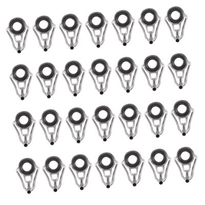 GANAZONO 80pcs Fishing Pole Guide Ring Repair Kit Storage Box Fishing Accessories for Rod Tip