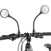 2 Pack Rearview Mirror 360 Adjustable Bending Handlebar Bike Mirror Wide Angle Rear View Mirrors For Ride Safely Electric Moped Cycling view 1