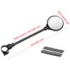 2 Pack Rearview Mirror 360 Adjustable Bending Handlebar Bike Mirror Wide Angle Rear View Mirrors For Ride Safely Electric Moped Cycling view 2