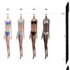 1/6 Scale Female Body,12inch Female Super Flexible Medium Bust Seamless Action Figure Body Collection (S01B Brown Skin) view 2