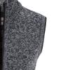 Maiyifu-GJ Men's Stand Collar Zipped Knit Vest Sweater Sleeveless Slim Fit Pullover Sweaters Warm Comfort Knit Vest (Dark Grey,Medium) view 4
