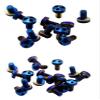 6 Pieces Handle Patch Screws with UN 2-56 Thread Fits for Microtech UntraTech Scarab, Steel Pocket Knife Handle Screws (Color : Blue) view 2