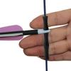 Yardwe 3pcs Supplies Bow Finger Saver Silicone Gear Tab for Archery Arm Guards Protection view 4