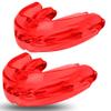 2Pcs Sport Mouth Guard Youth Adult, Mouthguard for Braces, MouthGuard for Braces for Sports, No Boil Mouth Guard, Soft, Football, Jujitsu and Karate view 1