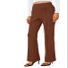 Urban CoCo Women's Stretchy Yoga Dress Pants Bootcut Work Slacks Petite Slacks for Office Casual (Coffee, M) view 3