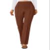 Urban CoCo Women's Stretchy Yoga Dress Pants Bootcut Work Slacks Petite Slacks for Office Casual (Coffee, M) view 4