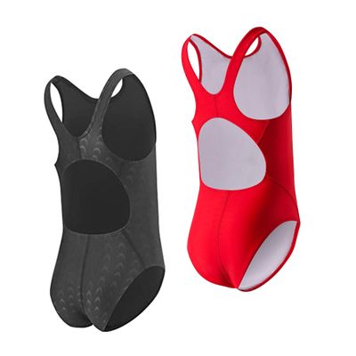 J.E Sterguard Athletic Girls' One Piece Swimsuit A Pack of 2 Girls Bathing Suits, Competition Girl Swimsuits Size 8 C57
