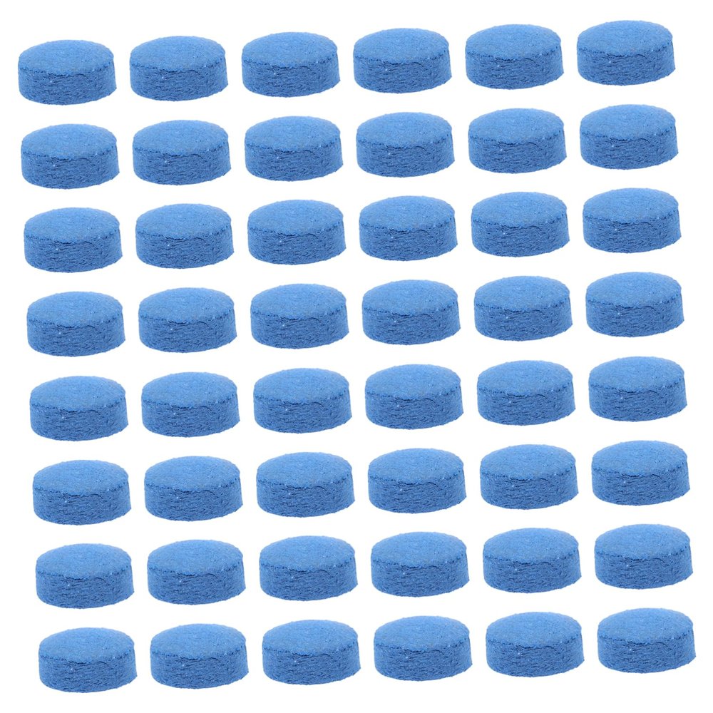 Anneome 50pcs Billiard Cue Tips Durable Replacement Tips for Pool and Snooker Cues Easy to Install Long-Lasting Billiards Stick Accessories