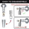 BUCKLOS Tubeless Presta Valve Stem 40/44/55/60/65/80/100mm view 3