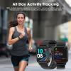 POIUZET Fitness Tracker, Fitness Watch with Blood Oxygen, Heart Rate Monitor, Steps Calories Counter, Sleep Monitor, Pedometer IP68 Waterproof, Smart Watch for Android iPhones view 4