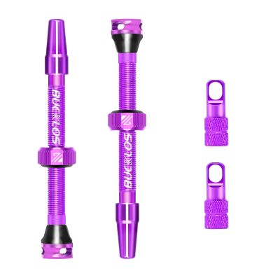 BUCKLOS Tubeless Presta Valve Stem 40/44/55/60/65/80/100 mm, Valve Stem Kit with Valve Core Removal Tool for Road Bike/Mountain Bike/MTB, Fit Most Bicycle Rims, Super Light Durable Aluminum Stem