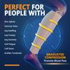 CTHH 3 Pack Leg Compression Sleeve, Calf Support Sleeves for Women and Men Calf Brace for Shin Splints, Pain Relief (Nude/Nude/Nude, L/XL) view 2