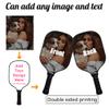 Personalized Pickleballs Paddles with Your Design Custom Photo Text Logo,Perfect First Paddles for Gym,Beach,Sports Tropical Blue view 4