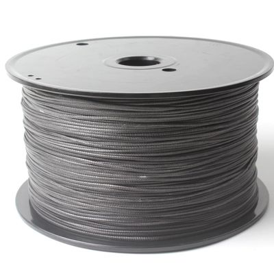 2mm 160ft UHMWPE Hollow Braid and Jacket Spearfishing Line (2mm 8 Strands uhmwpe Hollow Braid Rope Black Color, 160ft)
