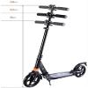Scooters Kick Scooter for Adults Kids Adult Scooters with Folding Handle Portable Commuter Scooters with Big Wheels Birthday Gifts for Adults/Teens/Kids Up to 100kg Non-Electric (Color : White) view 3