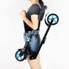 Scooters Kick Scooter for Adults Kids Foldable Unisex Adult Kick Scooters with Shoulder Strap Portable Lightweight Commuter Scooters Birthday Gifts for Women/Men/Teens/Kids Up to 100kg Non-Electri view 4