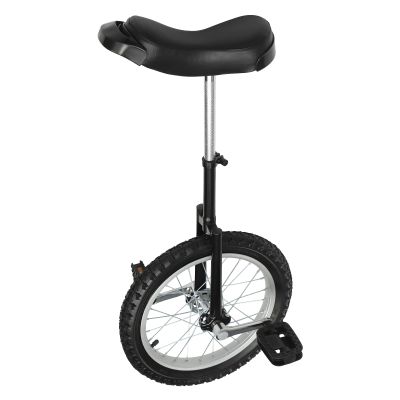 Eapmic 16Inch Wheel Unicycle,One Wheel Bike with Rim and Pedals,Modern Steel Unicycles for Unisex Age 10-60,Outdoor Sports Fitness Exercise Balance Training,Load 286 lb,Height Adjustment 26"-33"