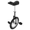 Eapmic 16Inch Wheel Unicycle,One Wheel Bike with Rim and Pedals,Modern Steel Unicycles for Unisex Age 10-60,Outdoor Sports Fitness Exercise Balance Training,Load 286 lb,Height Adjustment 26"-33" view 4