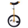 24 Inch Wheel Unicycle,One Wheel Bike with Rim and Pedals,Modern Steel Unicycles for Unisex Age 10-60,Outdoor Sports Fitness Exercise Balance Training,Load 176 lb,Height Adjustment 36"-40" view 3