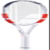 Babolat Pure Strike 100 16x19 Tennis Racquet (4th Gen) - Strung with 16g White Syn Gut at Mid-Range Tension (4 1/4" Grip) view 4