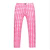 Lars Amadeus Polka Dots Golf Pants for Men's Big and Tall Printed Work Office Trouser 34 Pink view 1