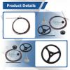 WFLNHB Outboard Steering System Outboard Steering Kit 16 Feet Boat Steering Cable with Wheel Marine Steering System view 3