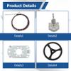 WFLNHB Outboard Steering System Outboard Steering Kit 16 Feet Boat Steering Cable with Wheel Marine Steering System view 4