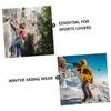 BESPORTBLE 3pcs Fashionable Waist Bag for Men and Women Portable Chest Pack Oxford Cloth Fanny Pack for Outdoor Sports Hiking Travel and Beach Activities Red view 4