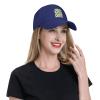 BlackBerry and Blueberry Seamless Pattern Baseball Caps for Men Women Hat Adjustable Cap Trucker Hats Dad Cap view 4