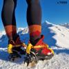 TODO 55% Merino Wool Hiking Socks - Durable, Breathable, Thermal - all Outdoor Activities (Falcon Desert Sun, 39) view 2