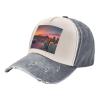 ZISHAK Cactus Desert Sunset Unisex Baseball Cap and Fishing Hat,Perfect Accessory for Outdoor Activities and Sports view 1