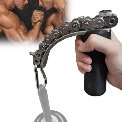 Arm Wrestling Exercise Handle, Drive Chain Rotating Wrist Stick, Forearm Arm Wrestling Training Handle, Multispinner Strap Grip for Fitness Gym Training