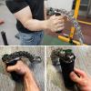 Arm Wrestling Exercise Handle, Drive Chain Rotating Wrist Stick, Forearm Arm Wrestling Training Handle, Multispinner Strap Grip for Fitness Gym Training view 2