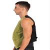 JEYPINMI Men's Sequins Waistcoat Jazz Disco Dance Costume Party Club Festival Club Vest Tops Gold XX-Large view 3