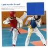 CurcKua Rebreakable Board for Kids Reusable Thickened ABS EVA Training Taekwondo Board Taekwondo Breaking Boards Taekwondo Kick Pad Karate Boards for Performance Practicing Test, Blue view 3